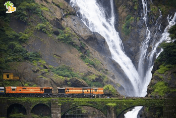 Dudhsagar falls in Goa