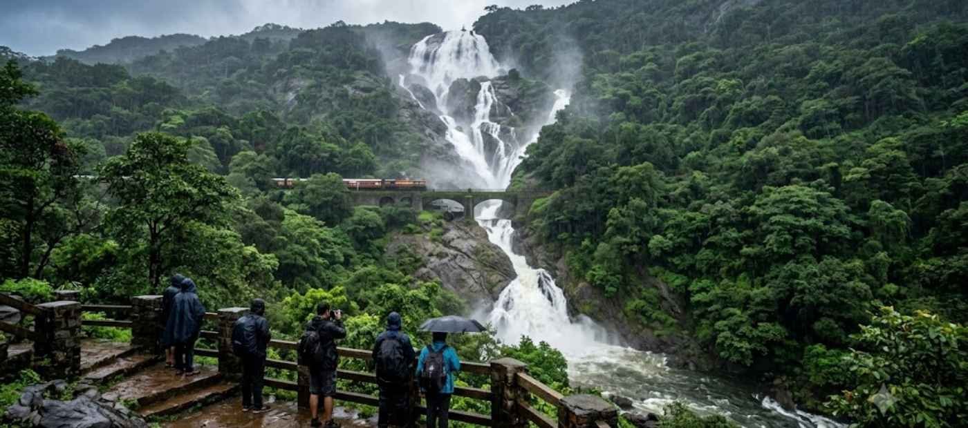 Dudhsagar falls Goa